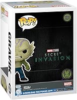 Vista 3 de Funko Pop! Marvel: Secret Invasion - Gravik - Figura de vinilo coleccionable - Idea de regalo - Producto oficial - para niños y adultos - Fans