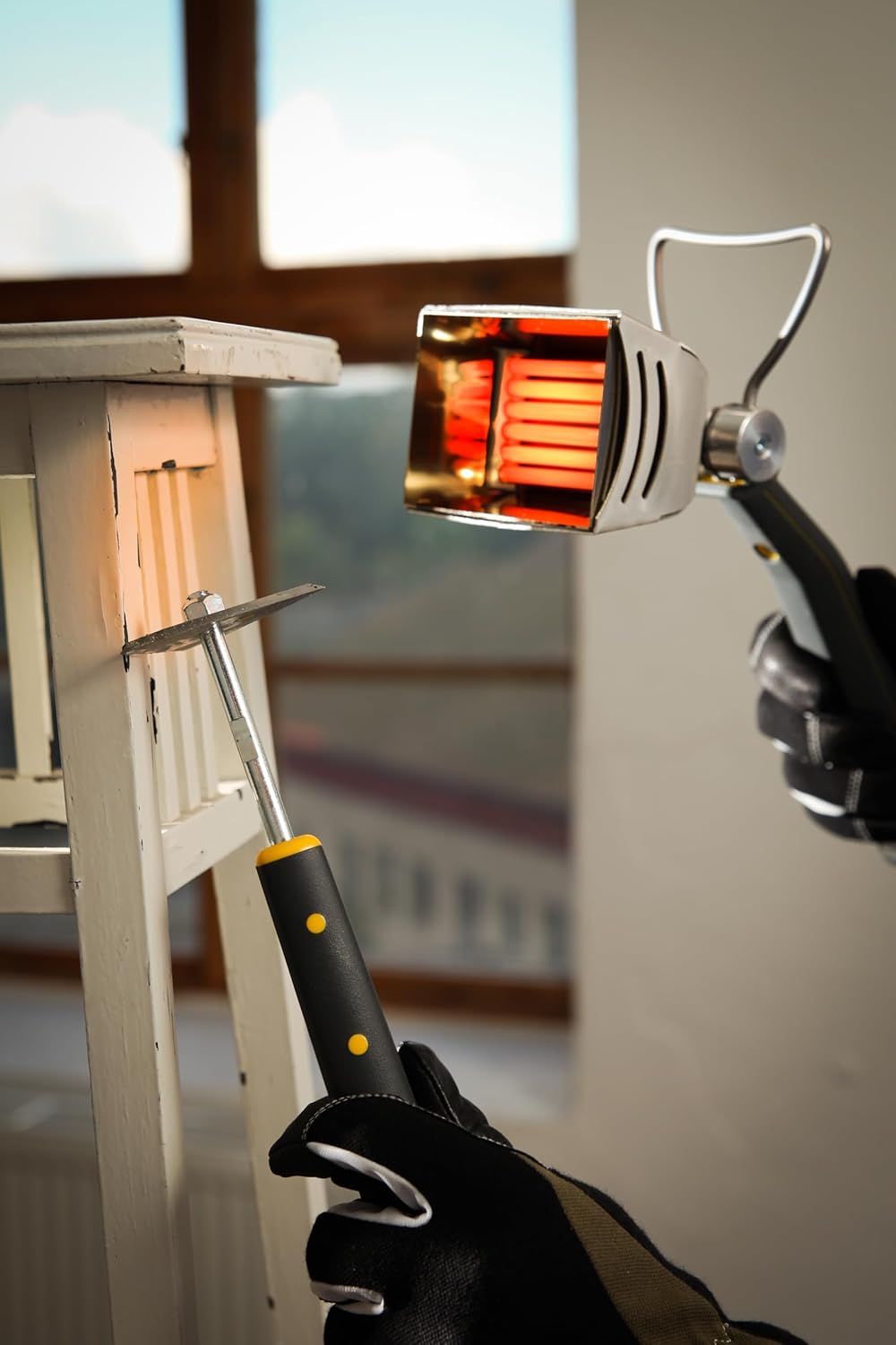 The Original Cobra Paint Stripper by Speedheater Systems - Safely and Easily Removes Acrylic, Oil, and Varnish Paints from Interior and Exterior Surfaces/Free Scraper