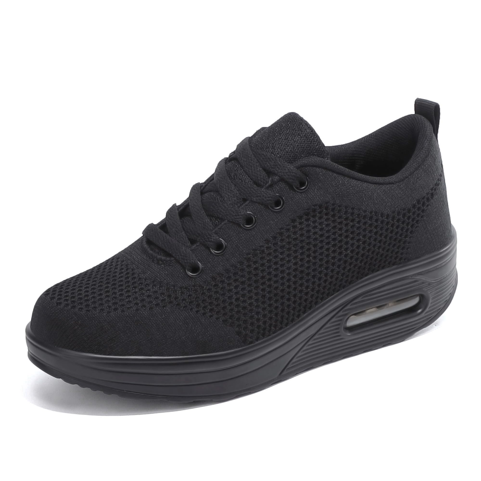 Zapatillas de Mujer Deportivas Cuña Running Gimnasio Fitness Trabajo Cómodos