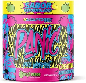 Adaptogen Panic Pré Workout Maça Verde 300G