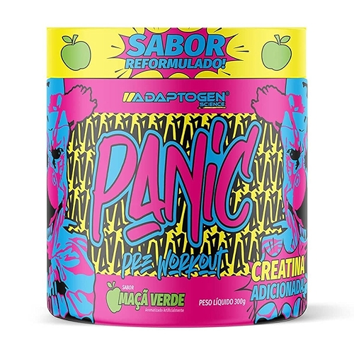 Panic Pré Workout - Maçã Verde - Adaptogen, Adaptogen, multi-colored, Tamanho único Panic Pré Workout - Maçã Verde - Adaptogen, Adaptogen, multi-colored, Tamanho único