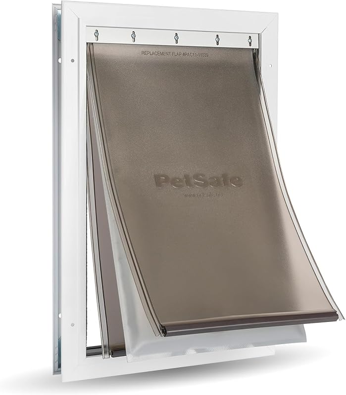 PetSafe Staywell Heavy Duty Aluminium Cat Door for Extra Large Dogs with Locking System - Heavy Duty Insulation - Extra Large