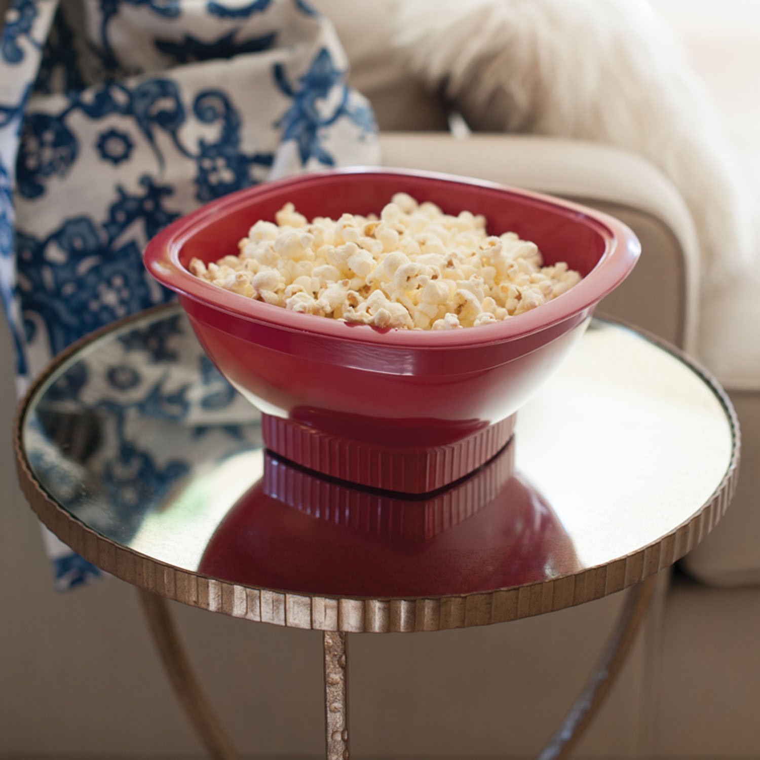 Nordic Ware Popper de palomitas de maíz para microondas, rojo