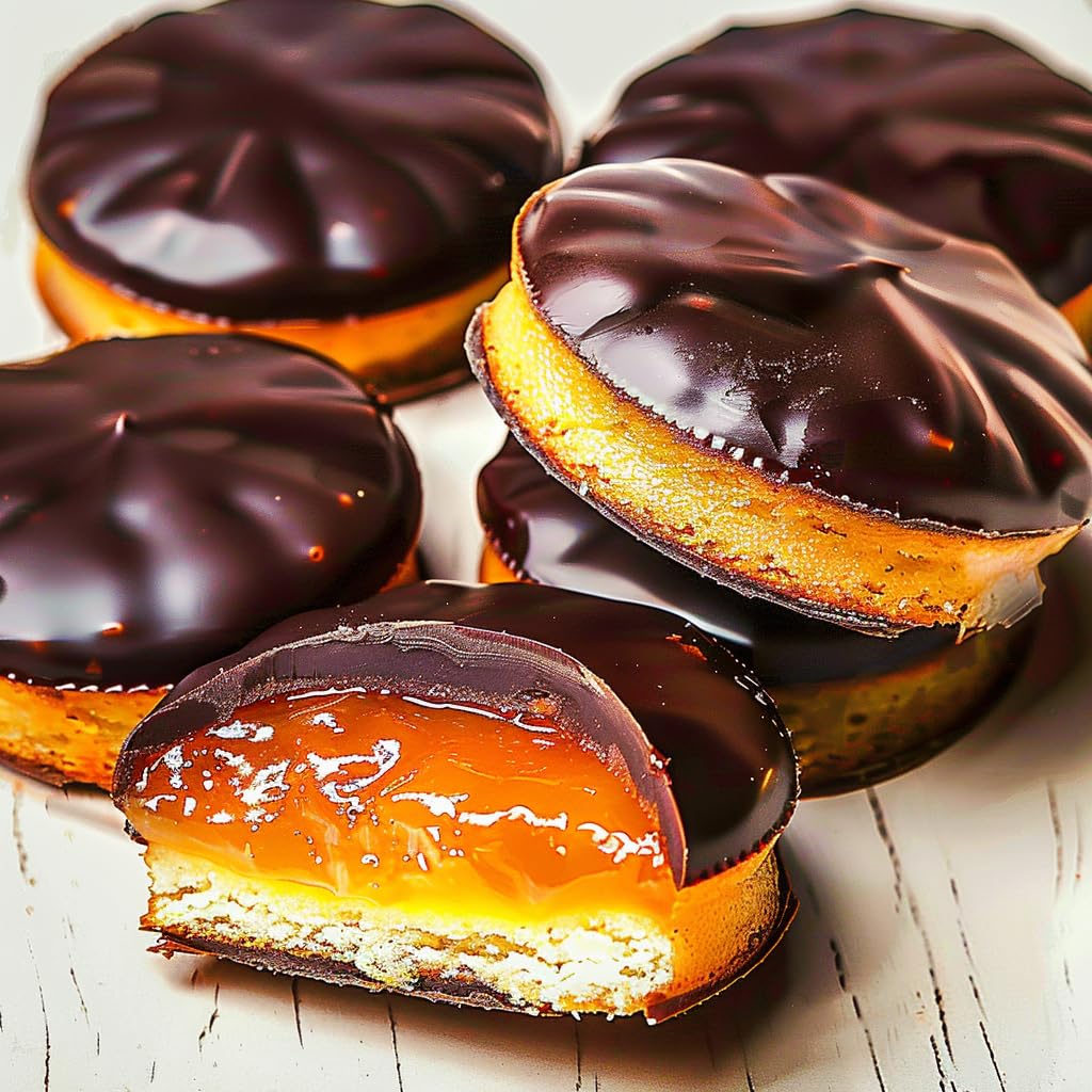 Galletas Cubiertas de Gelatina de Naranja y Chocolate Jaffa Duo 250g Doble Paquete - Cobertura de Cacao al 52% Jaffa Cakes, Múltiples Tamaños 125g y 250g (125 G, 24 PCS)