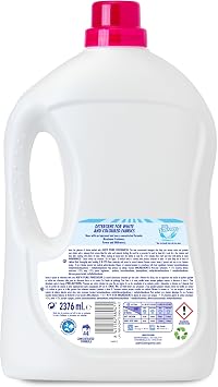 Asevi Laundry Detergent, Washing Liquid Detergent, Laundry Cleanser, 2376ML, 44 Washes, Pure Freshness