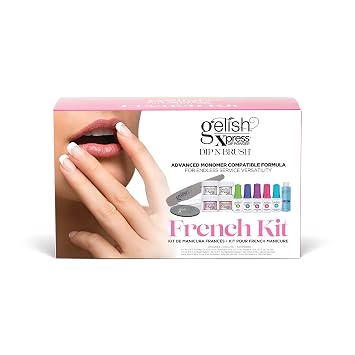 Gelish Xpress Dip Powder System Nail Bundle French Kit