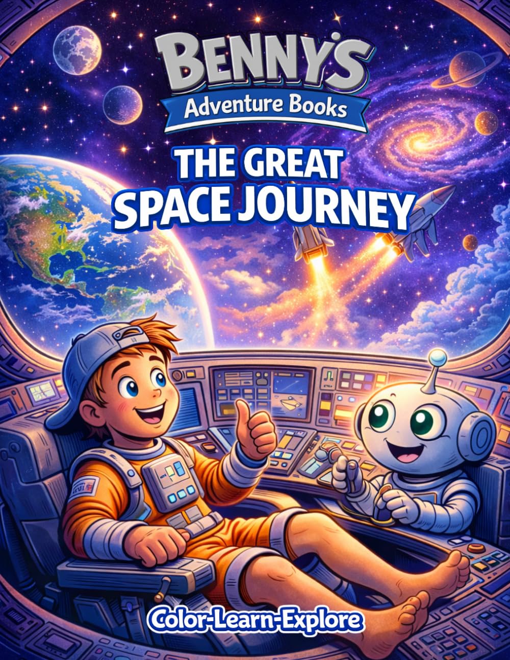 The Great Space Journey: A Fun and Educational Space Adventure for Kids – Discover Planets, Moons and Amazing Wonders of the Solar System (Benny's Adventure Books)