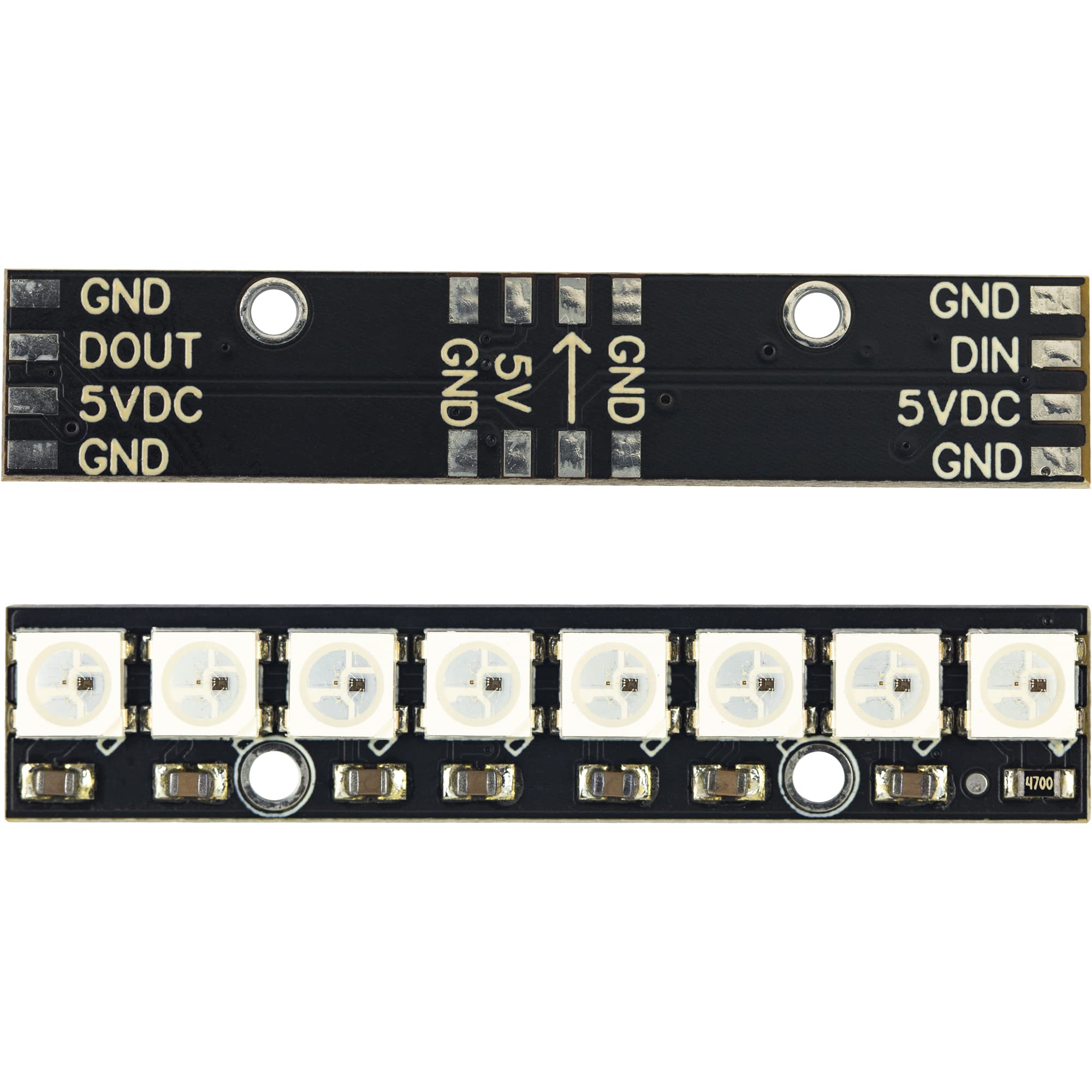 naughtystarts WS2812 5050 LED Stick Light 8 Bit Channel RGB LEDs Full Color with Integrated Drivers Board for Arduino Raspberry Pi Development (Pack of 5pcs): Buy Online at Best Price in UAE -
