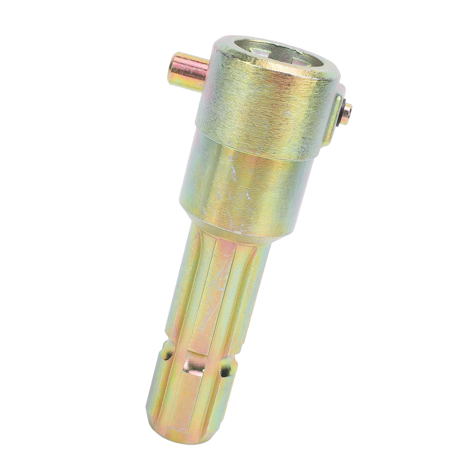 Drfeify Adapter Przedłużający WOM Metalowy Przedłużacz Wału Odbioru Mocy 1 3 8 Cali 6 Wielowypustów PA09 4 125 Cali Szybkozłącze do Ciągników o Mocy do 70 KM i 3-punktowego Szybkozłącza