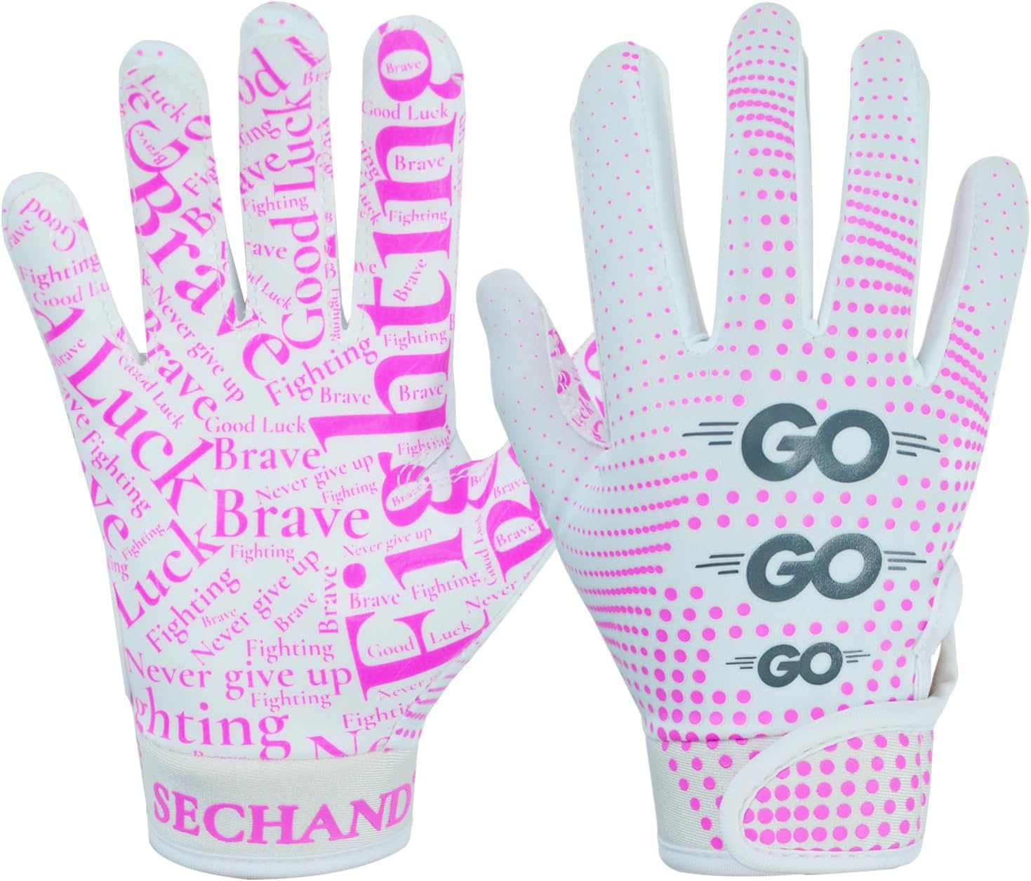 Football Gloves for Youth Kids, Non-Slip Breathable Receiver Gloves for Teens, School Training