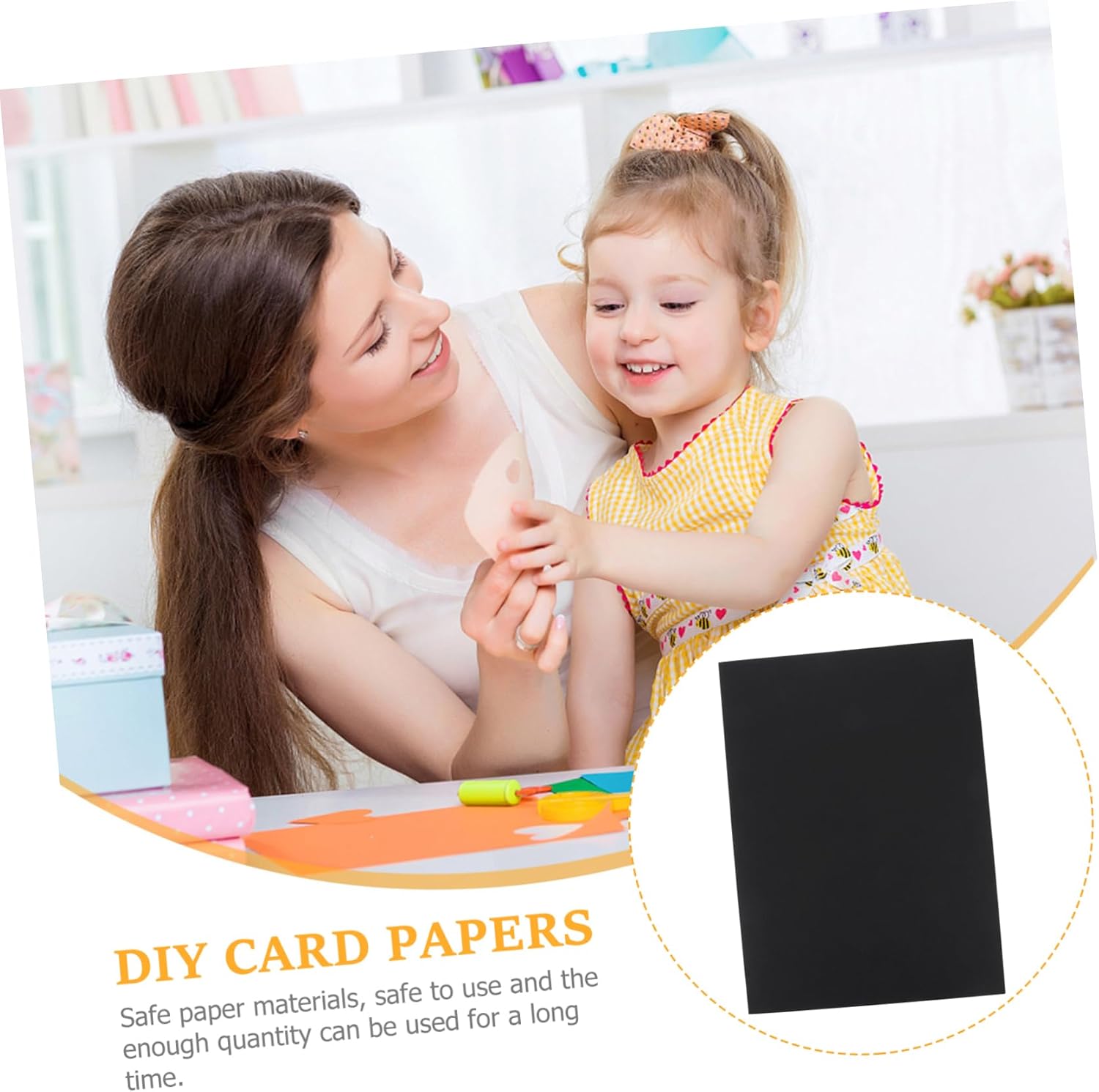 100pcs Color Cardstock Paper for Crafts Lightweight Blank Paper for DIY Projects Safe for Origami Scrapbooking and Home Decorations