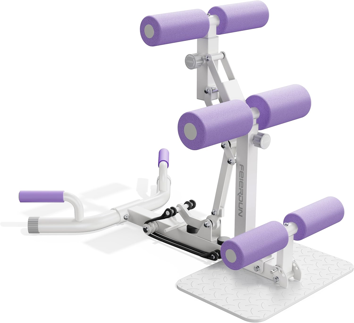 Deep Squat Exercise Machine, Adjustable Glutes Trainer, Home Gym Core and Leg Workout Equipment for Women