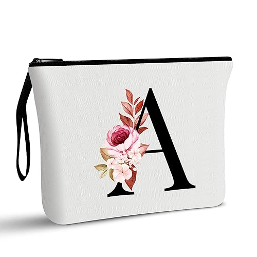Vista 341 de Vavabox A-Z - Bolsa de maquillaje personalizada, regalos de cumpleaños para mujeres y madres, regalos para mejores amigas, bolsa de cosméticos