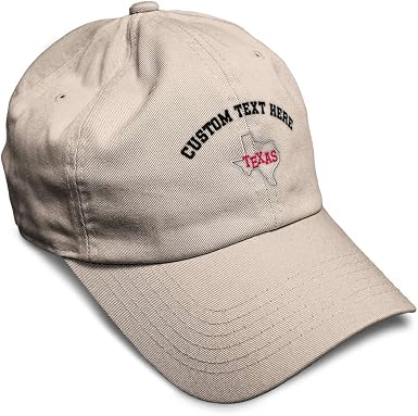Custom Soft Baseball Cap Texas State 