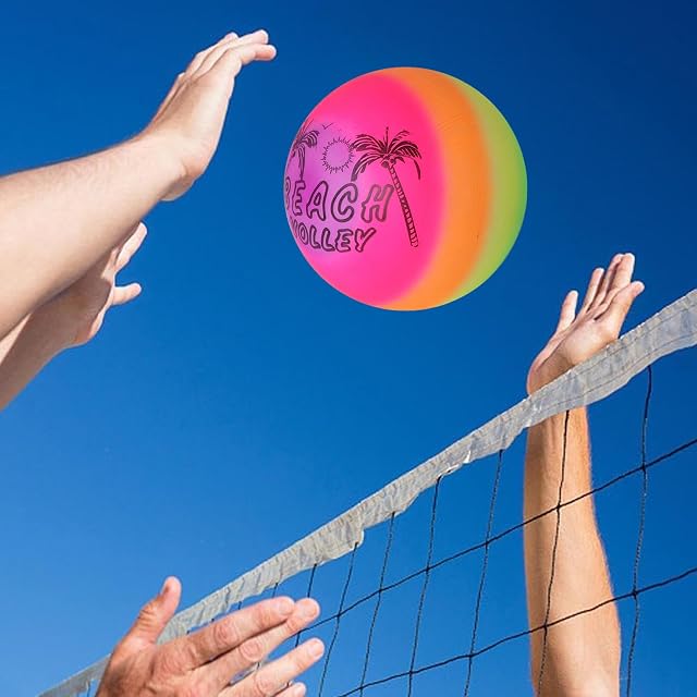 Foto 8 de 8 de leryveo Bola del Iris, Pelota Animosa del Iris - Pelota de Playa Inflable