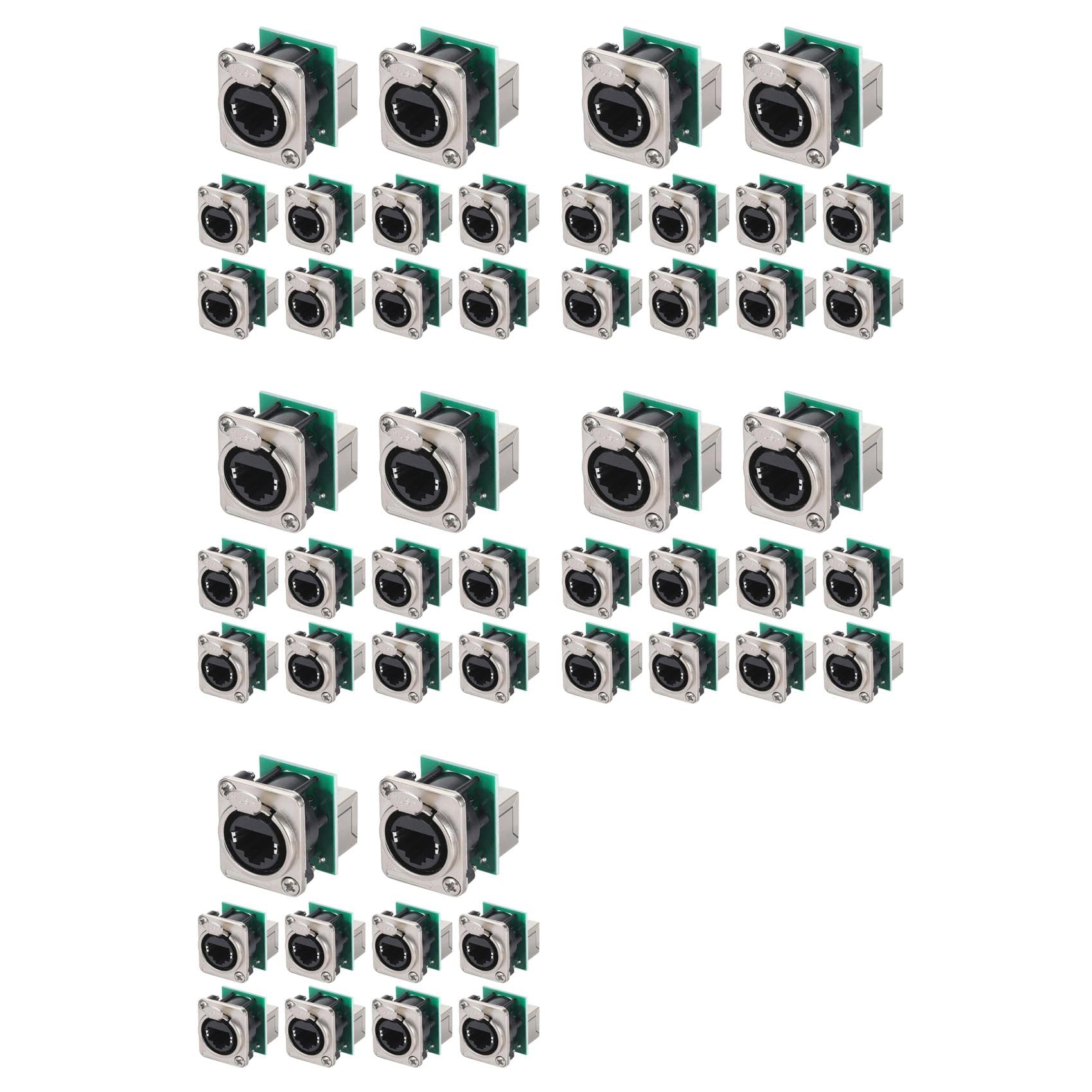 50 prese Ethercon RJ45 da incasso NE8FDP Ethercon serie D Cat5 RJ45