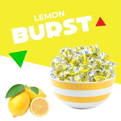 Miniatura 3 de Caramelo duro de limón sin azúcar  Bolsa de 1 libra  Aprox. 75 unidades  Envuelto individualmente