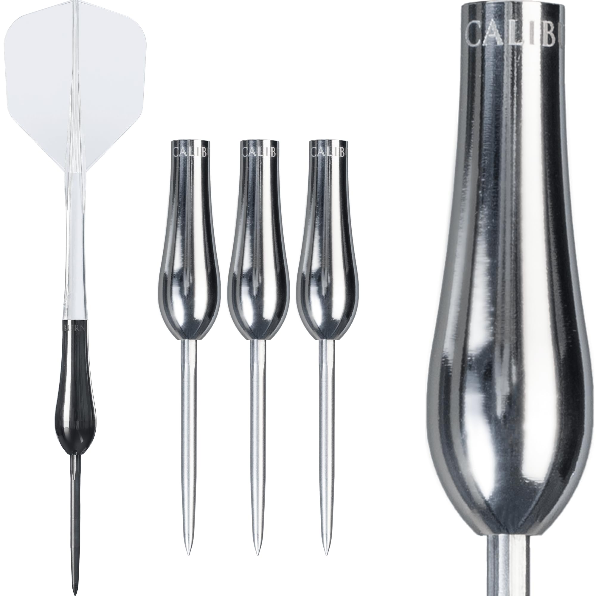 Caliburn Starships Darts | Steel Tip | 95% | Tungsten | Waterdrop