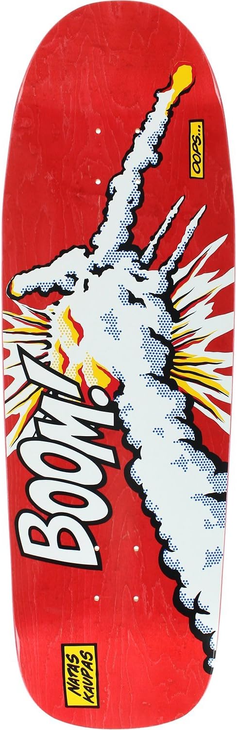 101 Boards Natas Challenger Trnsfr Dk-9.8x32.2 Red Assembled as Complete Skateboard