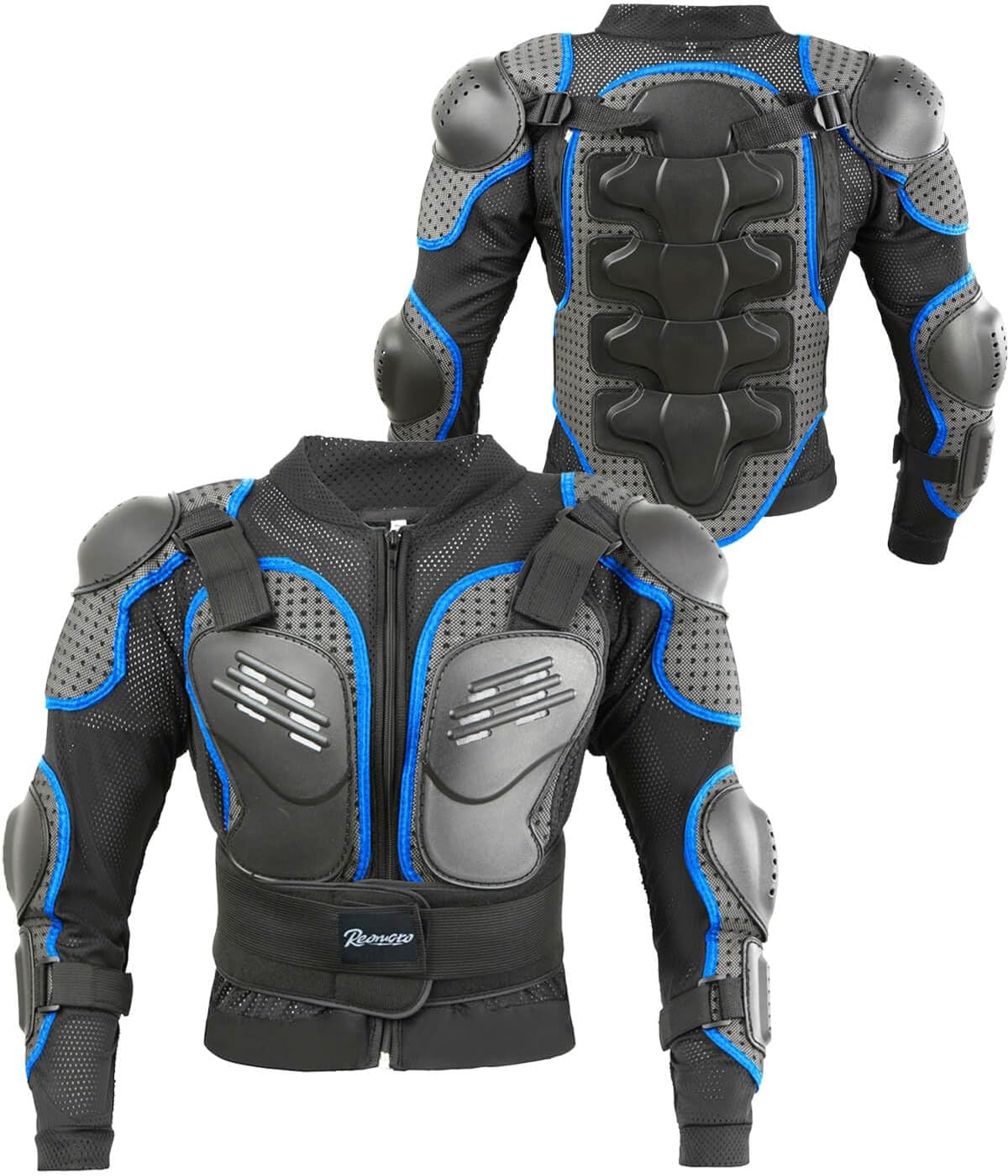 Kids Motorcycle Jakcet-Dirt Bike Gear,Youth Motocross Armor Cloth,Back Chest Protection for Snowing Skateboard ATV