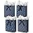 KomoLeay 4 Pack 13 Large Size Gift Bags Assorted Premium Blue Gift Bags with Tissue Paper Use for Birthdays, Baby Shower,weddings,Party Favor, Holiday Presents-10 X 5 X 13