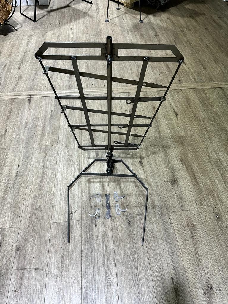 CHOLYS GRILLS - TROMEN Grilling Stake Asador Prensa Cruz Estaca