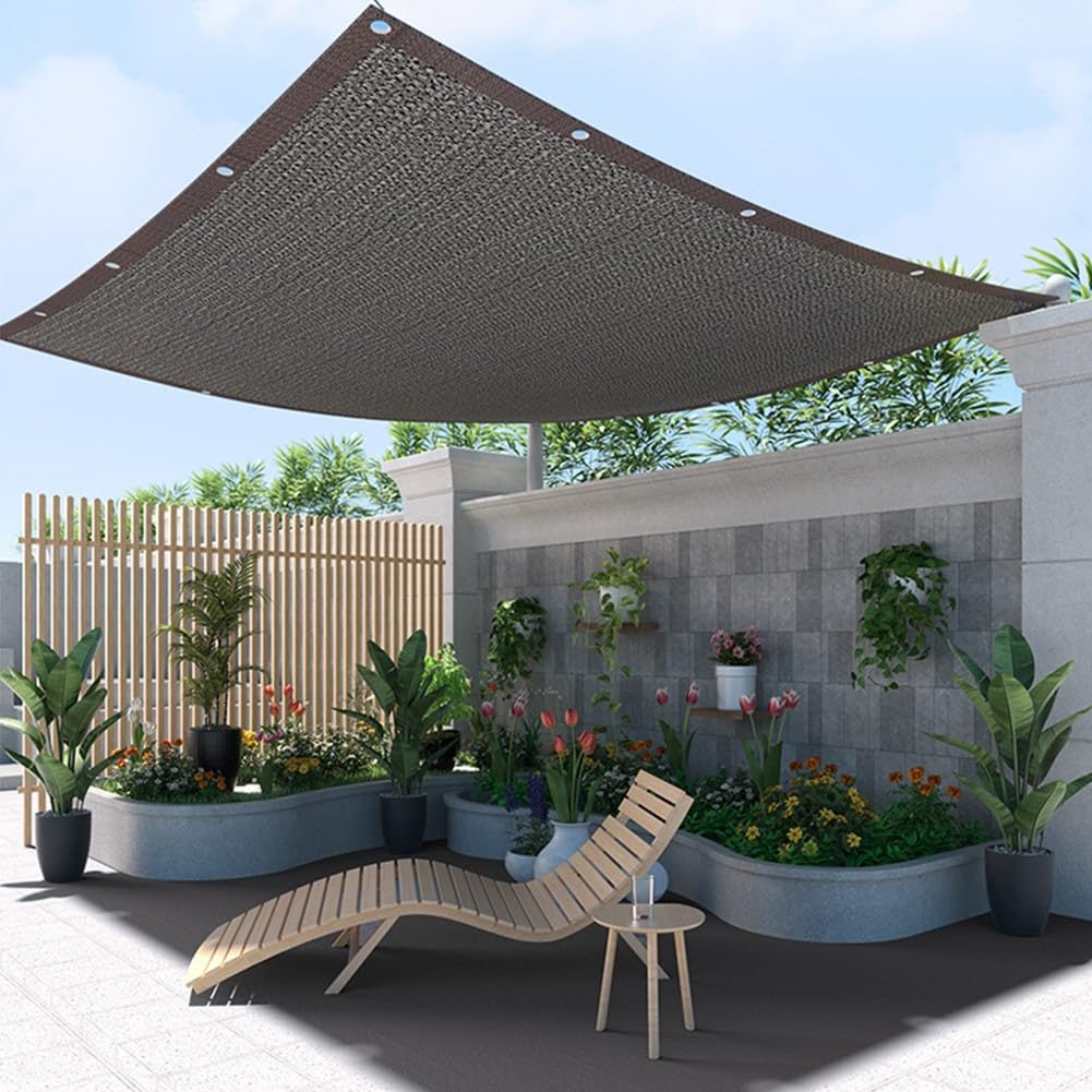 85% Sonnenschutznetz für Carports, Zäune & Gewächshäuser - UV-Schutz Sichtschutz Abdeckung, 1x2m bis 6x10m Optionen - Ideale per & Terrasse