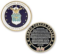 Vista 5 de Moneda de oración de las Fuerzas Armadas del Ejército Moneda de desafío de valor Regalos para soldados y veteranos Negocio propiedad