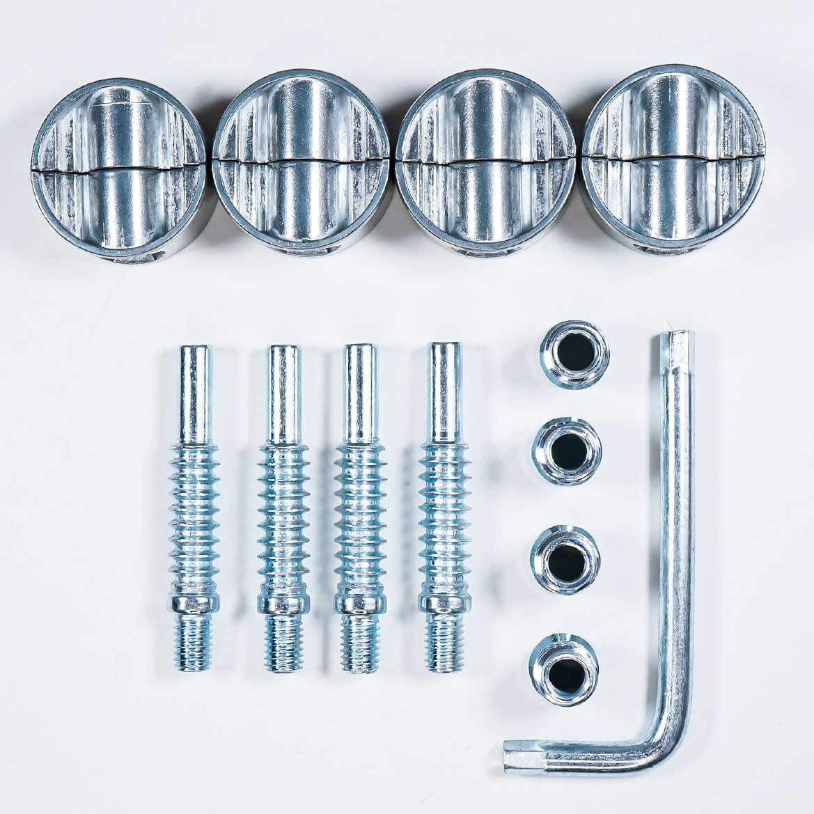 Connettori Piano Lavoro M8 X 100mm - Set 4 Pezzi Per Montaggio Mobili E Cucito - Foto 6