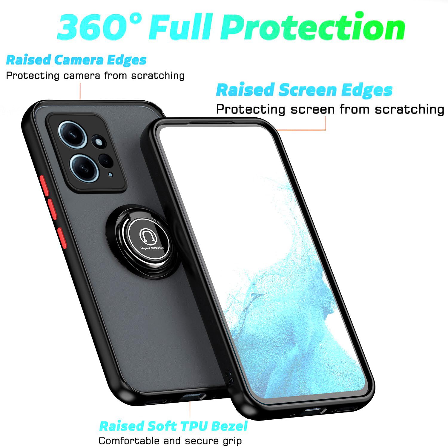 Custodia XINYEXIN Trasparente Per Xiaomi Redmi Note 12S 4G - TPU Ultrasottile, Antiurto, Antigiallo, Flessibile - 2
