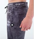 Hurley Phntm Eco Denim Bdst 18 Board Shorts, Black, 40 Men's - 6