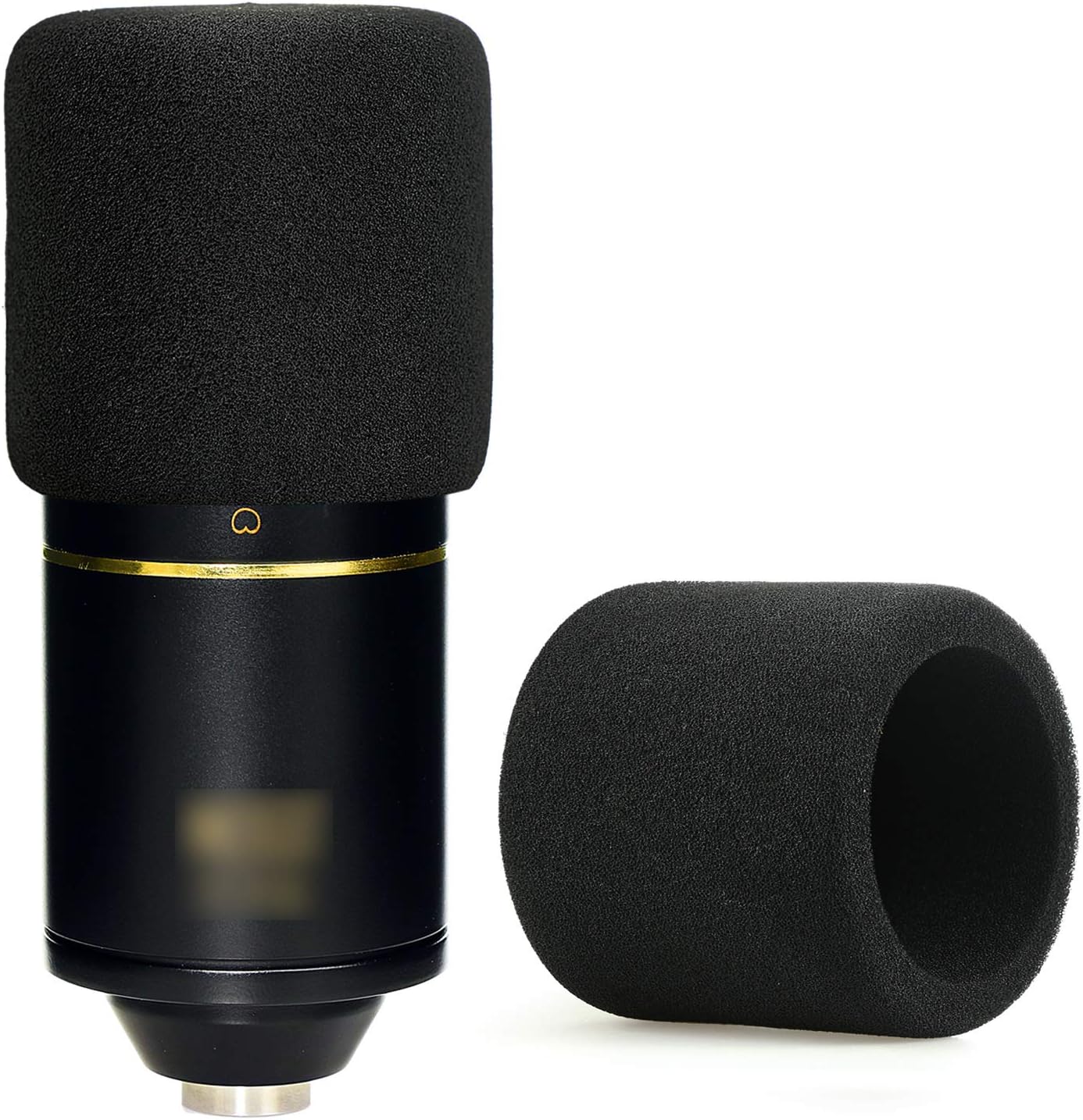 Sponsored Ad โ YOUSHARES MXL 770 990 Microphone Foam Windscreen - Mic Foam Cover As a Pop Filter (Black)