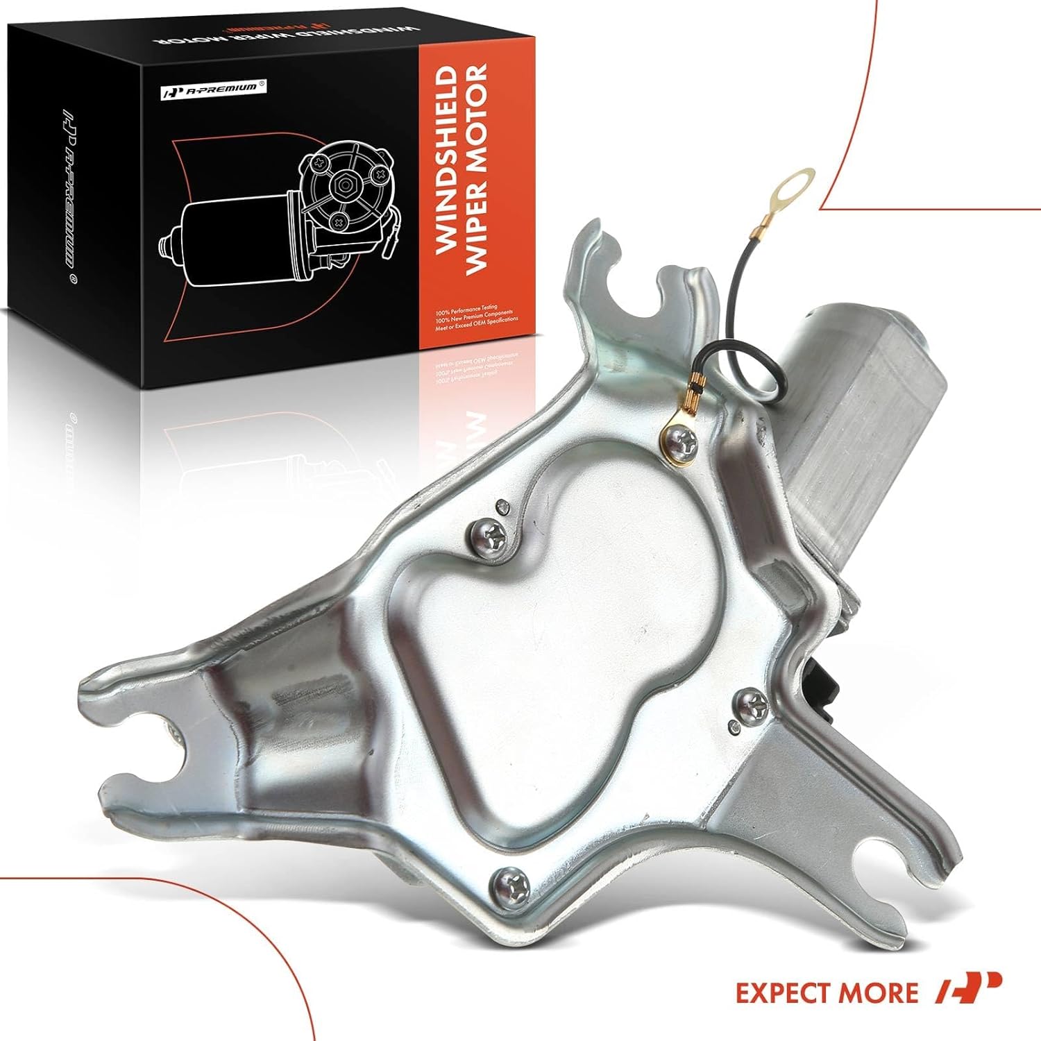 A-Premium Rear Windshield Wiper Motor Compatible with Toyota Vehicles - Highlander 2001-2007, 2.4L 3.0L 3.3L, Sport Utility, 3-Pin - Replace# 8513048020