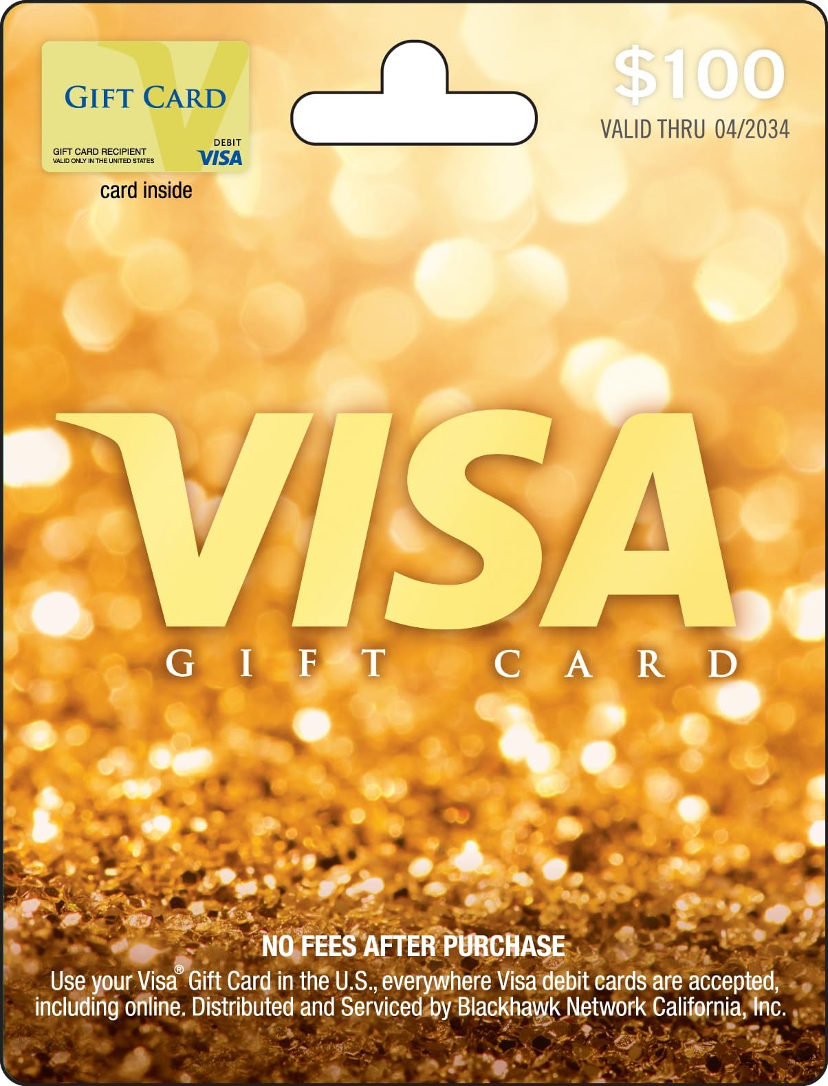 Physical Gift Card $100 (plus $5.95 Purchase Fee)