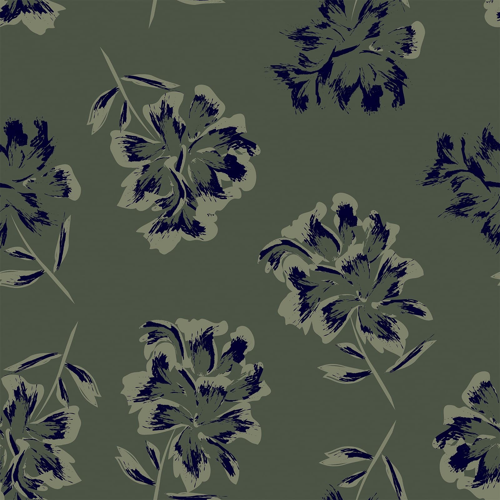 Sage Green Floral Wallpaper Vintage Boho Flower Wallpaper Peel and Stick Self Adhesive Farmhouse Botanical Wall Paper for Bedroom Cabinet 12"x118" Removable Floral Contact Paper
