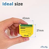 Vista 2 de Shelly Plus RGBW PM WiFi Smart Remote Control for RGBW Led Strips with Power Metering Home Automation Bluetooth Gateway No Hub Compatible