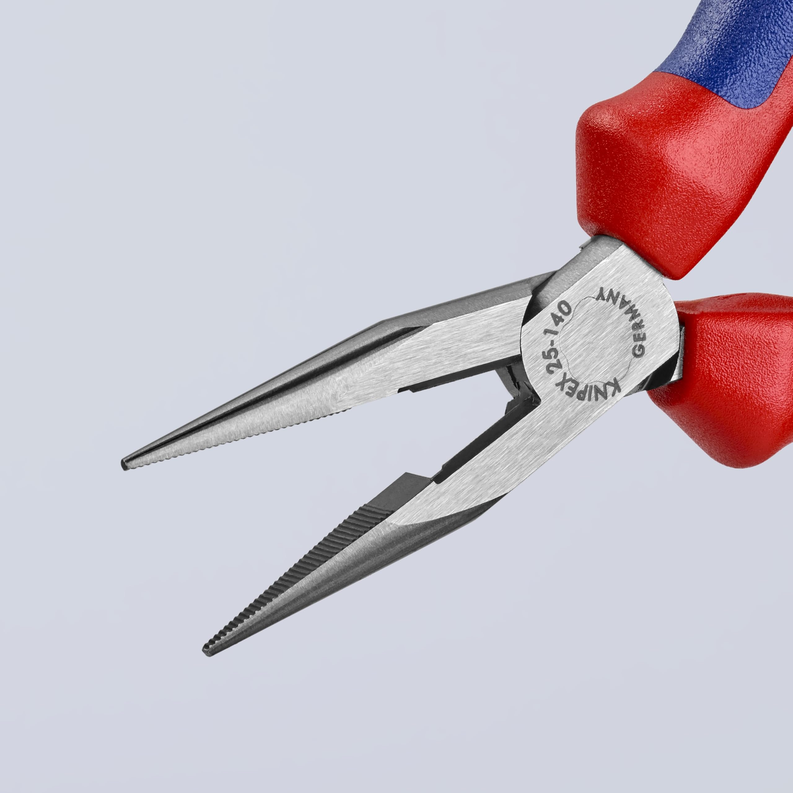 KNIPEX Tools - Long Nose Pliers with Cutter, Multi-Component (2502140), Yellow - Image 4