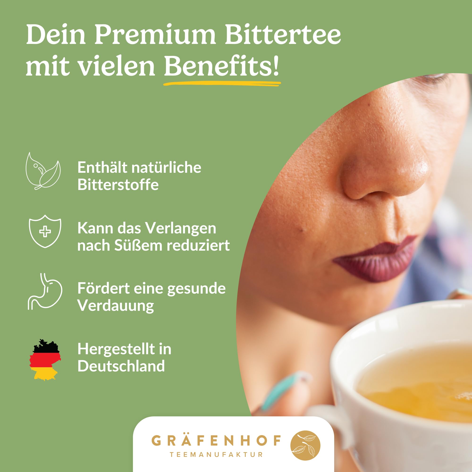 Bittertee Bio loser Kräutertee mit Bitterstoffe, 1000g, natürliche Bitterkräuter Lebertee mit Mariendistel, Löwenzahn, Beifuß, Alternative Bittertropfen, Kapseln, Tabletten
