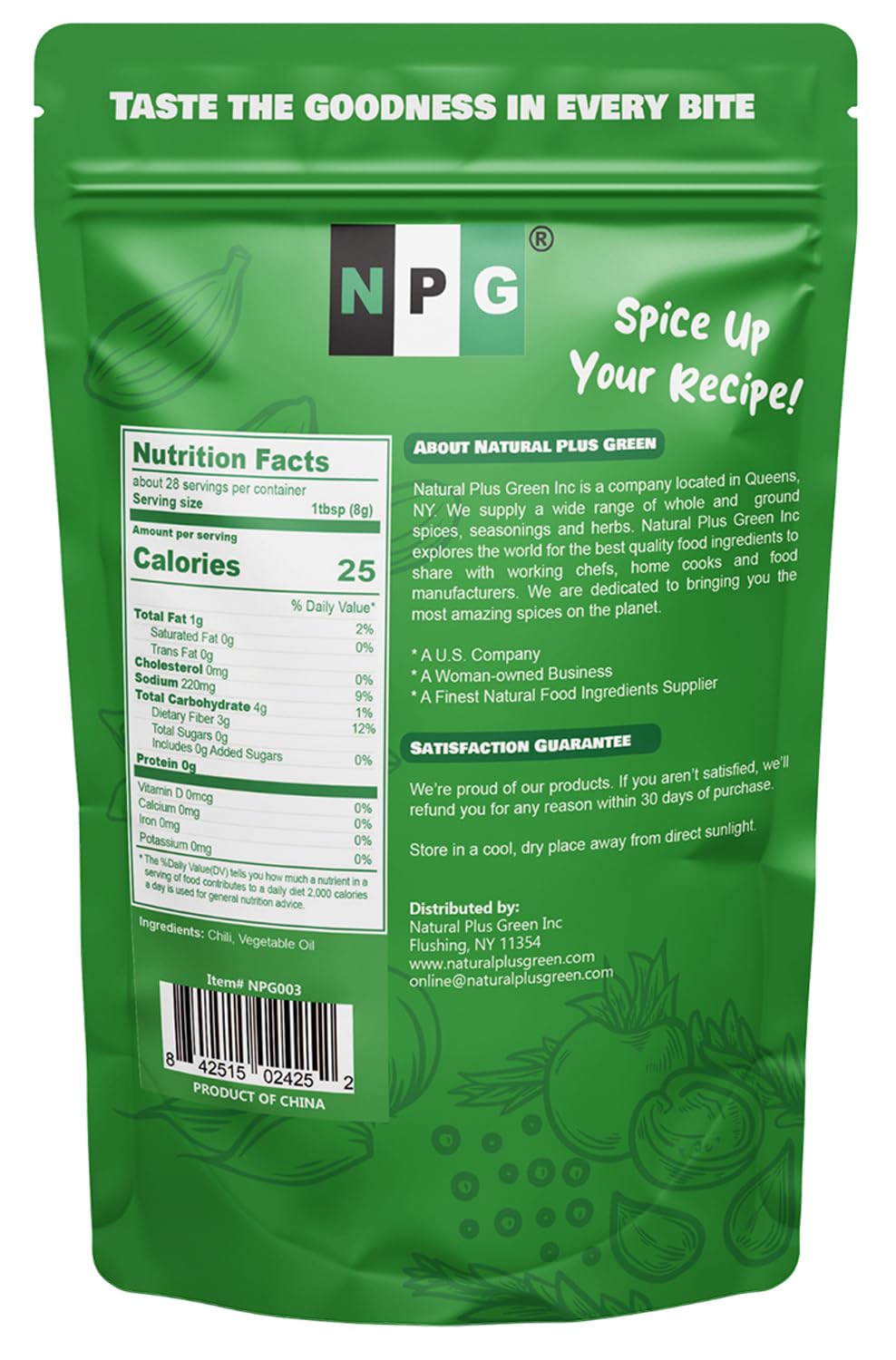 NPG Sichuan Chili Flakes 8 Oz, Extra Hot, Crushed Red Pepper Flakes image 2