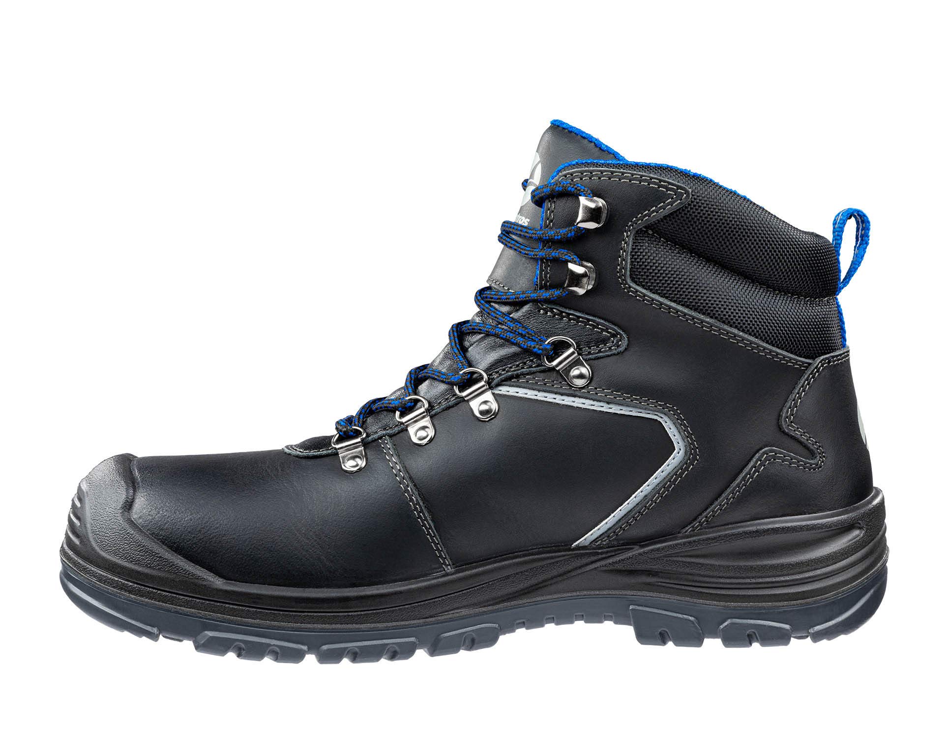 ALBATROS UNIT BAU MID S3 SRC - Buty bezpieczne - czarny/niebieski 45 - Ochrona stóp
