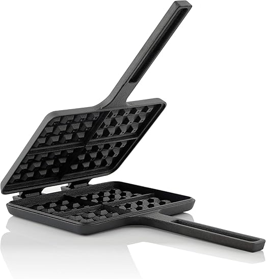 Barbecue-Toro Gaufrier I Fer À Gaufre I Gaufrier I Gaufrier + Moule À Tarte  | Double Forme Rectangulaire En Fonte, Noir - Déjà Brûlé Dans I Gaufrier :  Amazon.fr: Cuisine Et Maison