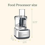 Cuisinart Elemental 8-Cup (2L) Food Processor, 350W, Silver (FP-8SVEC)