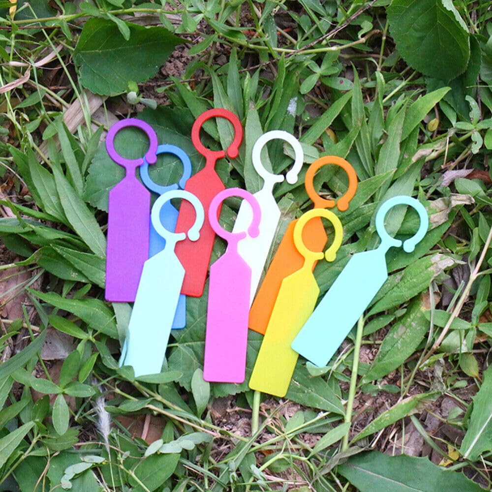 Grewery Fast-Fix Color Coded Tree/Plant Tag - O Ring | Hangs onto The Branch/Stem, 50 Piece Pack, 6cm x 3cm Writing Surface, No. 5 Polypropylene Material, Useful in Plantation and Nursery (Cyan) (B0CTHZHBZC) Amazon Price History, Amazon Price Tracker