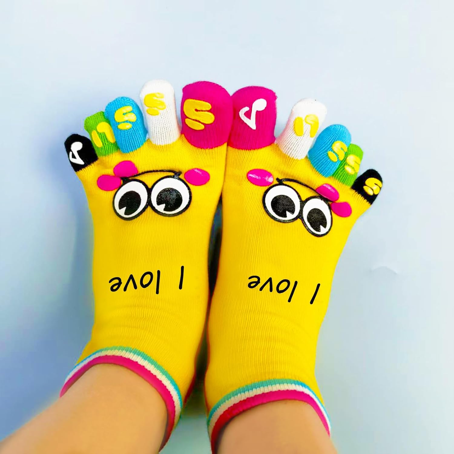 Toe Separated Socks Cotton Full Finger Toe Socks for Women And Kids Crazy socks - Image 6