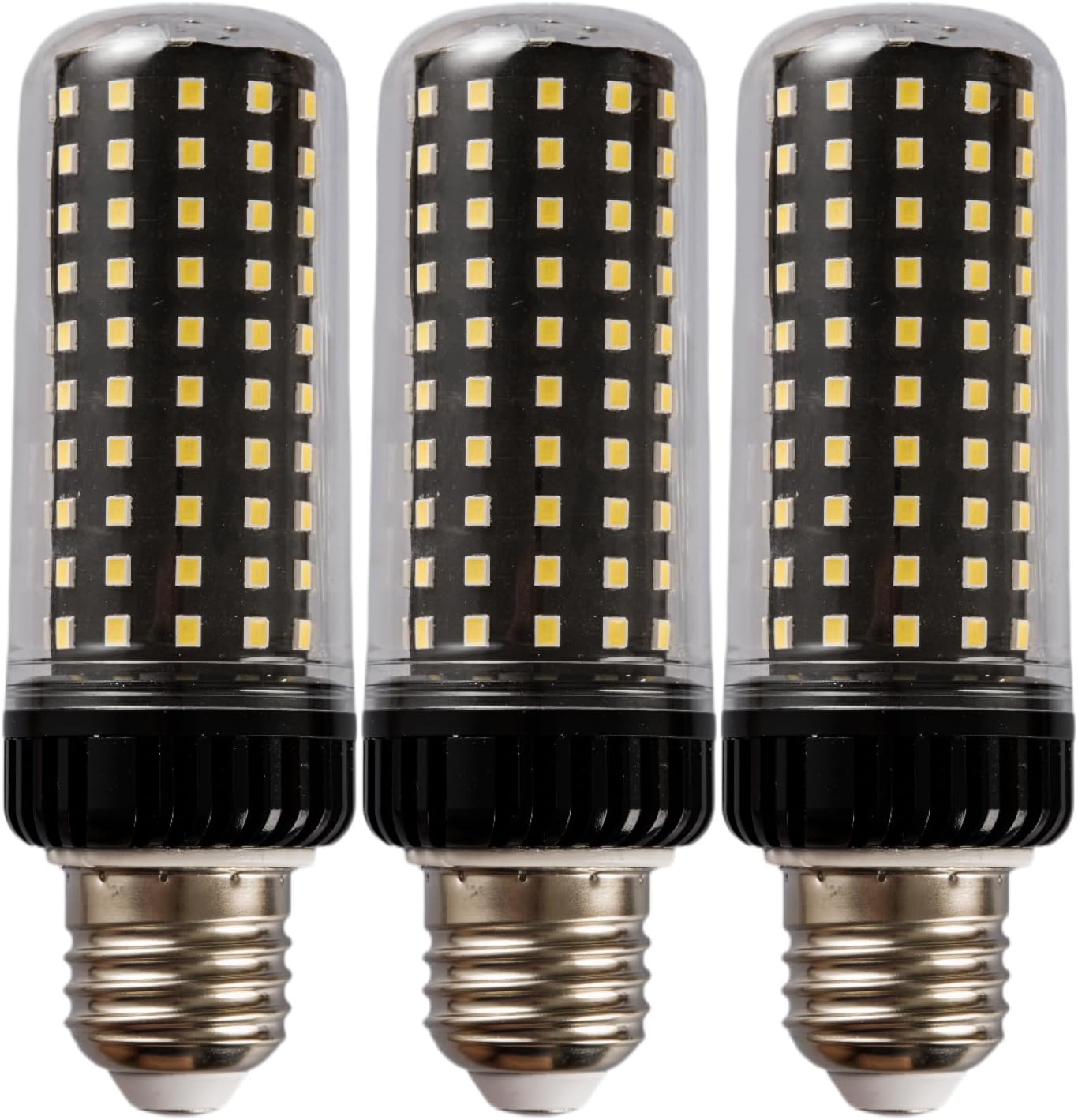 LED Corn Light Bulb 3pcs 150W Equivalent 2500Lumen 6000K Cool Daylight White 30W LED Corn Light Bulb E26/E27 Base Non-dimmable Ceiling Fan Light Bulbs for Home Garage Warehouse Indoor Outdoor Led Bulb