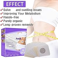 Vista 7 de Rosarden Parche para el vientre, 30 parches reafirmantes para contornos tonificantes, parches a prueba de sudor, calcomanías impermeables