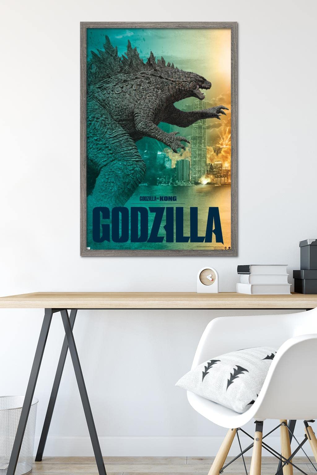 Amazon.com: Godzilla vs. Kong - Godzilla Wall Poster, 34L