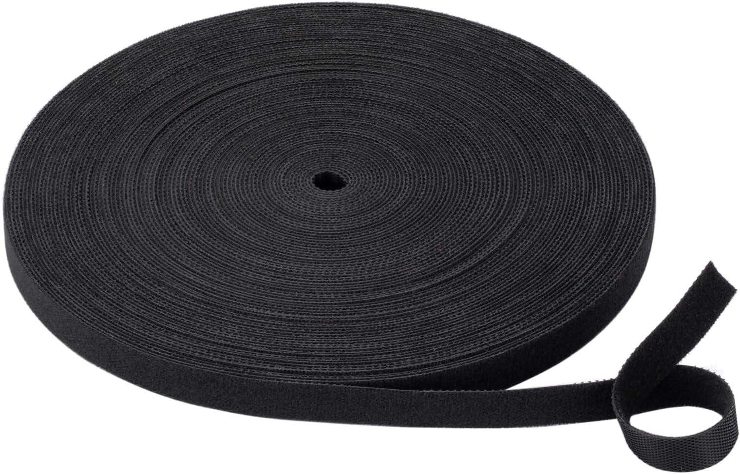 100-Foot Reusable Hook & Loop Cable Tie Roll - Strong Double-Sided Adhesion | Wire Management Solution