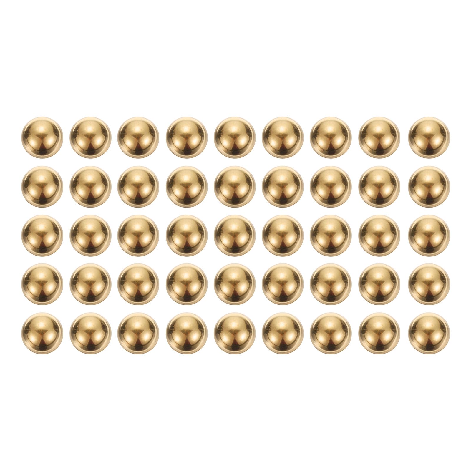 uxcell 2pcs Precision Solid Brass Bearing Balls 25mm Industr -25