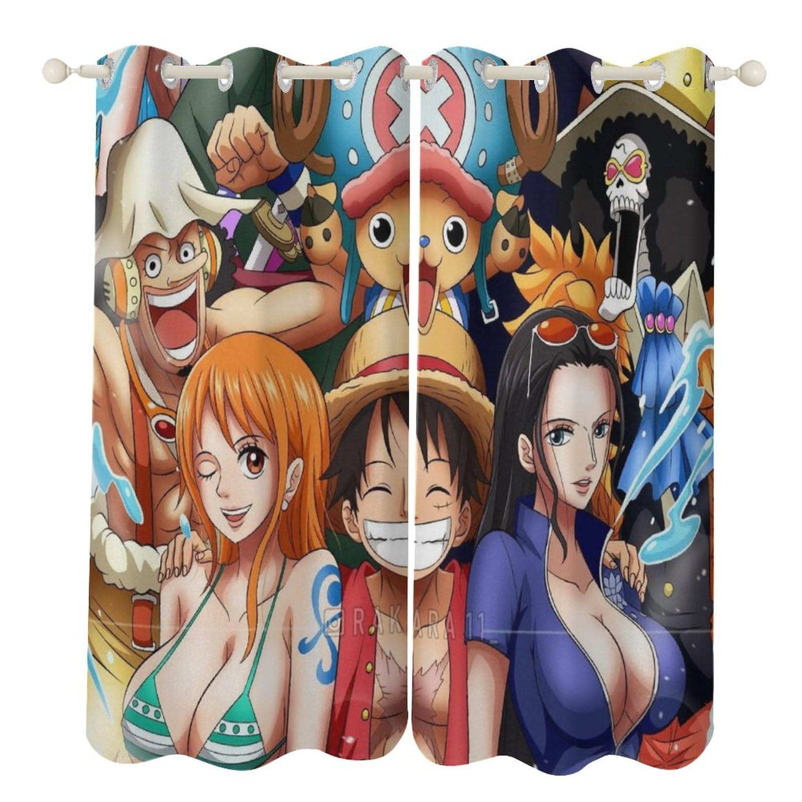 Amazon｜あいのにじょ ワンピース ヤマト (13) アニメのカーテン